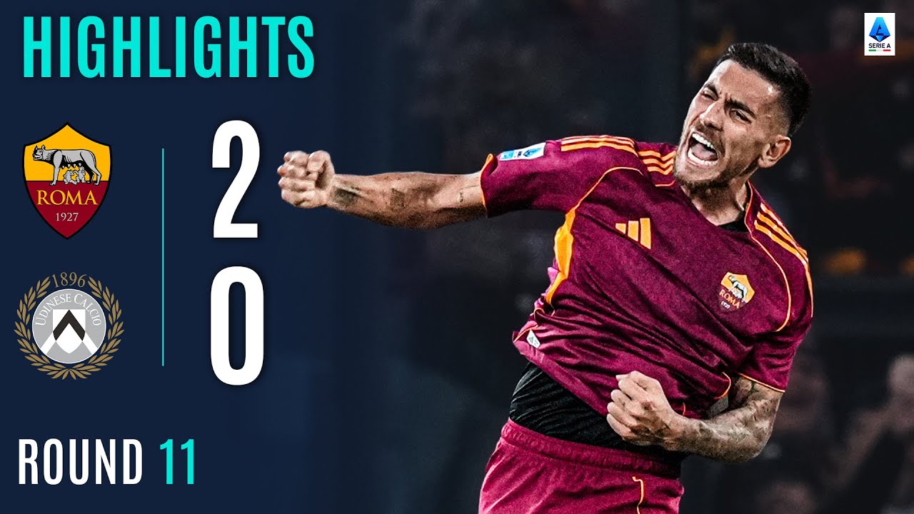 ROMA-UDINESE 2-0 | HIGHLIGHTS | Roma Go Top Of The Table! | Serie A 2025/26