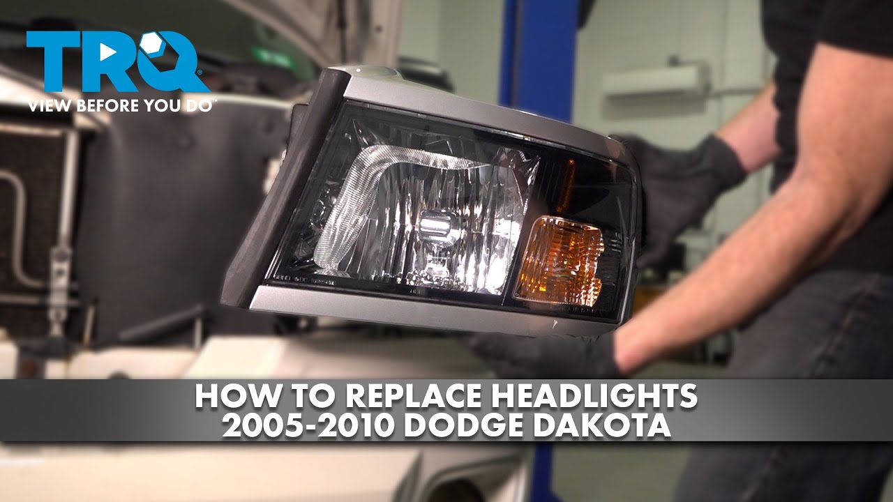 How to Replace Headlights 2005-2010 Dodge Dakota