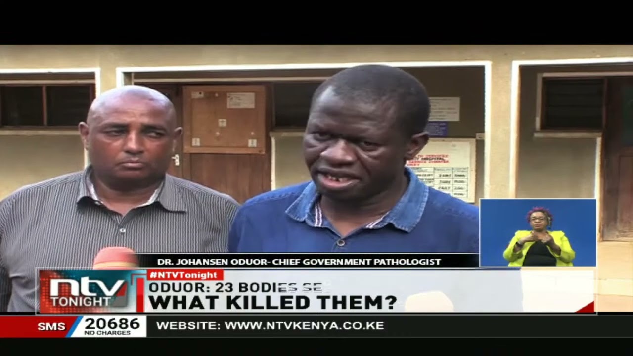 Pathologist Johansen Oduor confirms 4 from 36 autopsies conducted died from Asphyxia