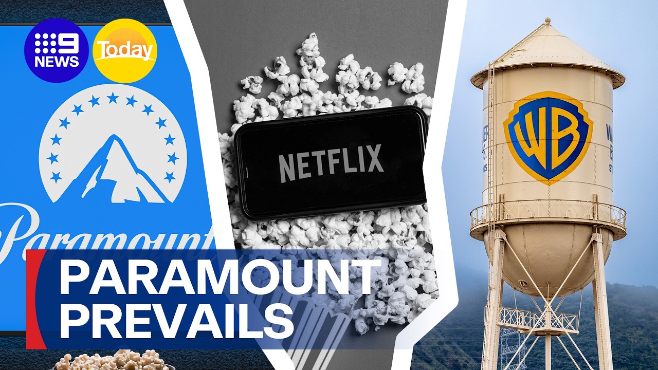 Paramount primed to take over Warner Brothers after Netflix drops out of race | 9 News Australia