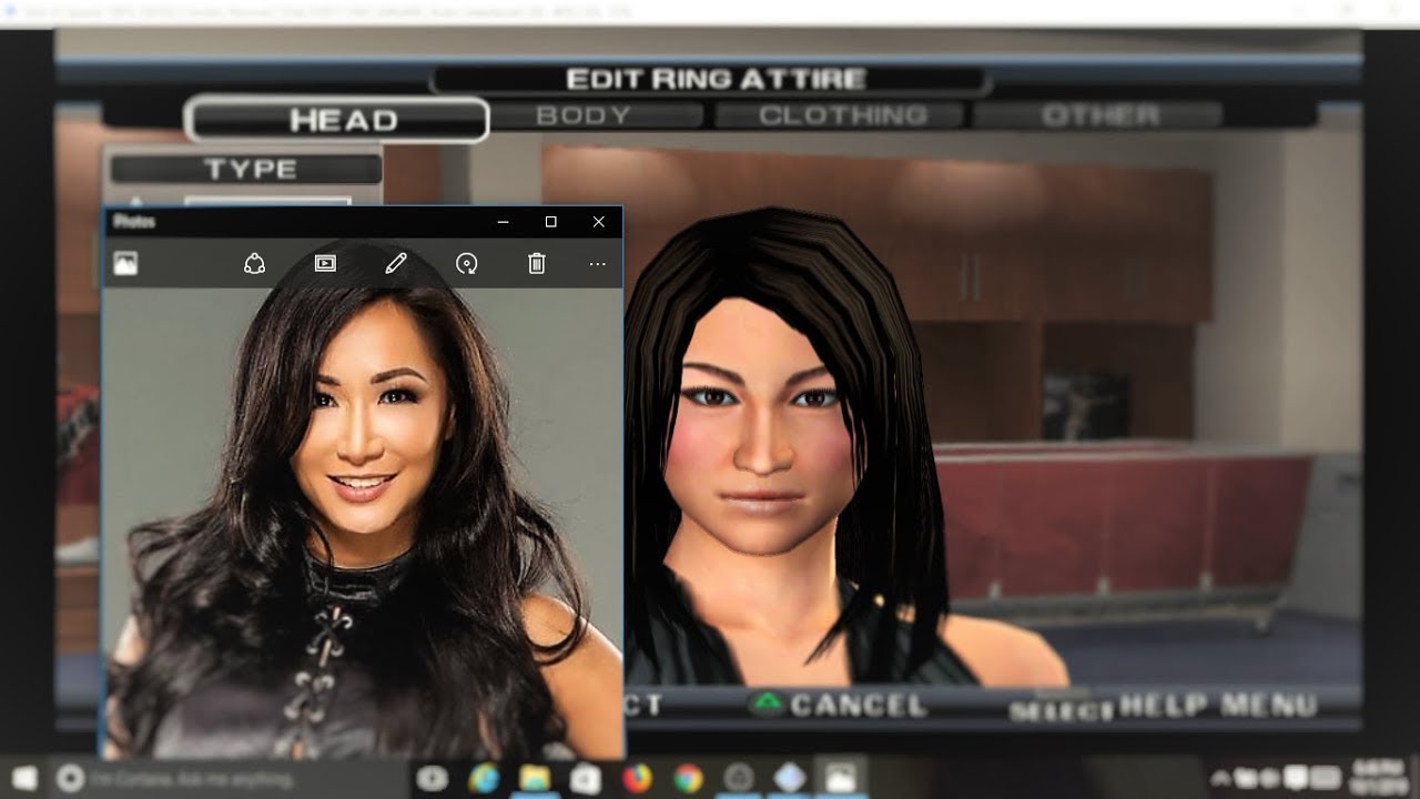 WWE SVR 2011 (HD) - How I paint Gail Kim - Created Diva