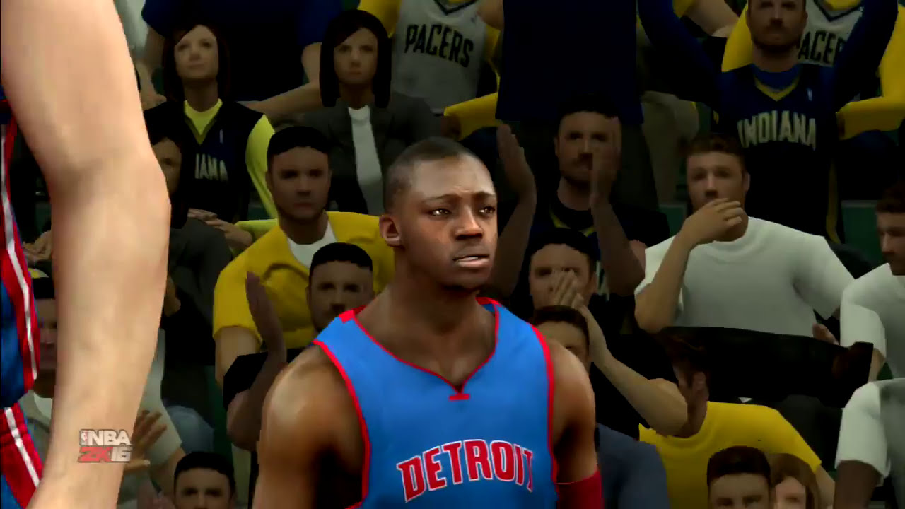 Геймплей NBA 2K16 «Детройт Пистонс» против «Индиана Пэйсерс» на PS3 HD