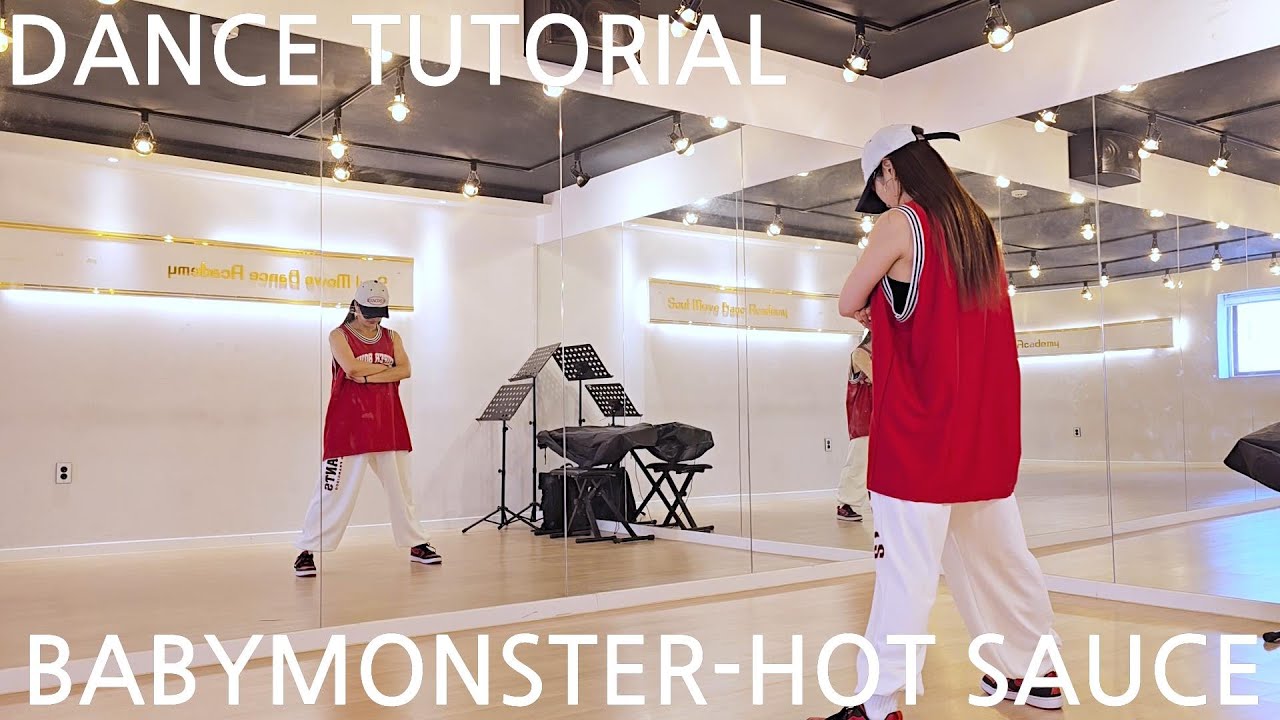 BABYMONSTER(베이비몬스터) - HOT SAUCE 카운트 거울모드 안무배우기 (mirrored tutorial)
