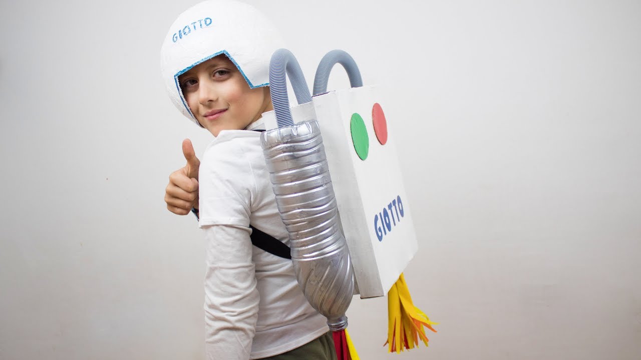 Disfraz de astronauta casero - Manualidades carnaval niños