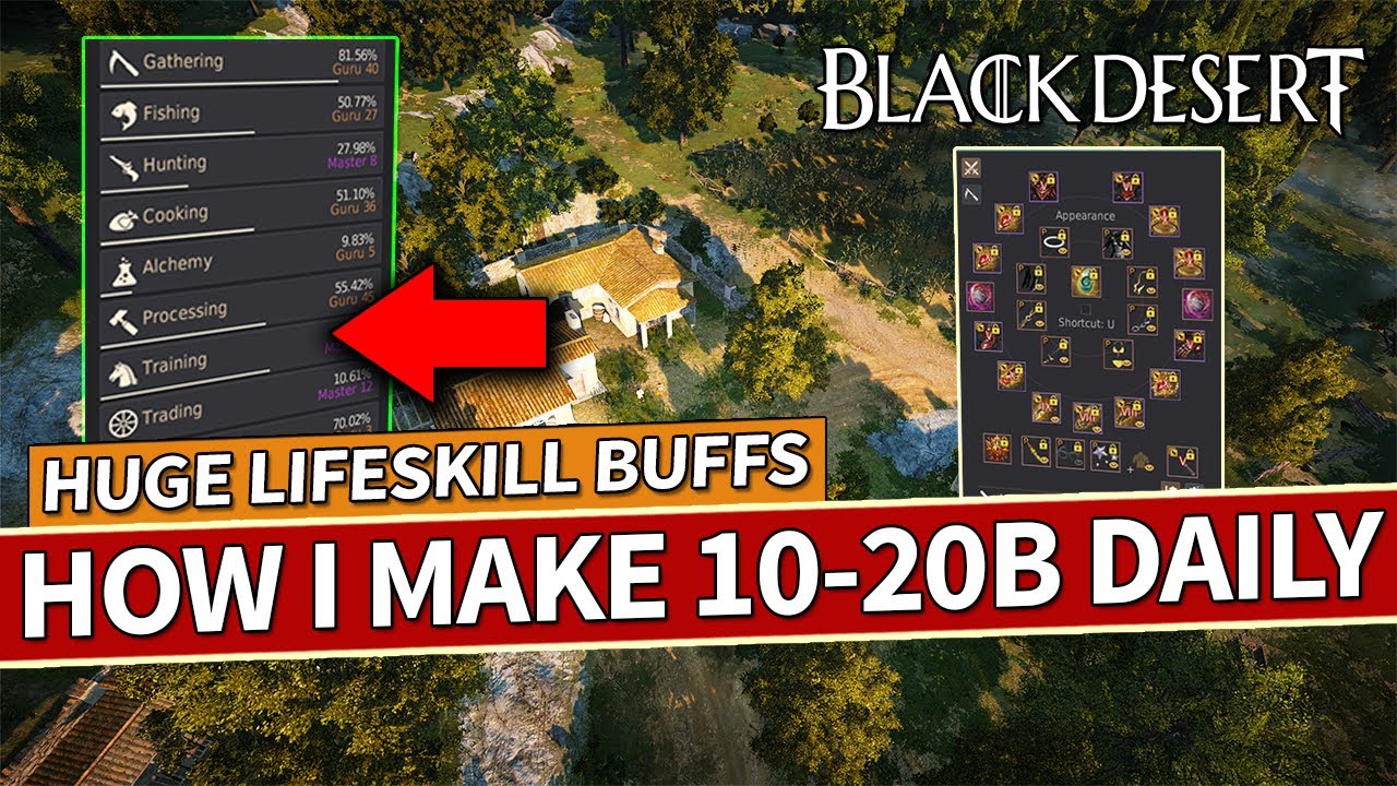 How I Make 10 to 20 Billion Silver Daily After This Update in Black Desert