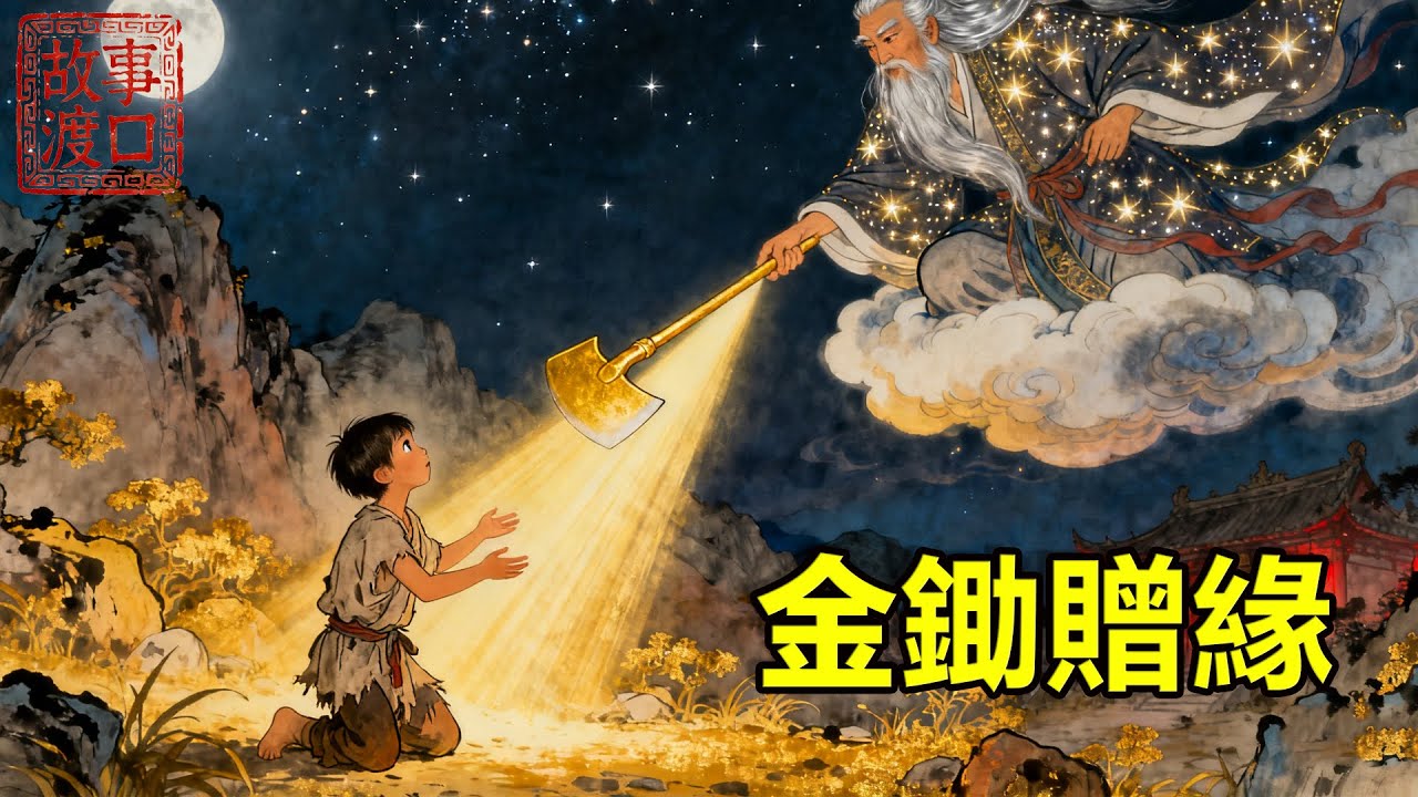 族長霸占孤儿祖宅地產，將孤兒趕去開墾荒山！夜半山神現身，贈他金色神鋤：沒曾想孤兒竟挖出十八缸黃金【故事渡口】