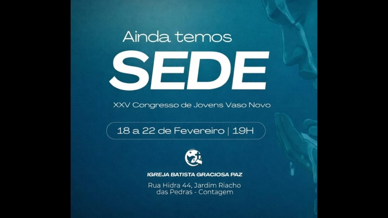 XXV CONGRRESSO JOVENS VASO NOVO    ´   PR  RODRIGO LANÇA   22/02/2026