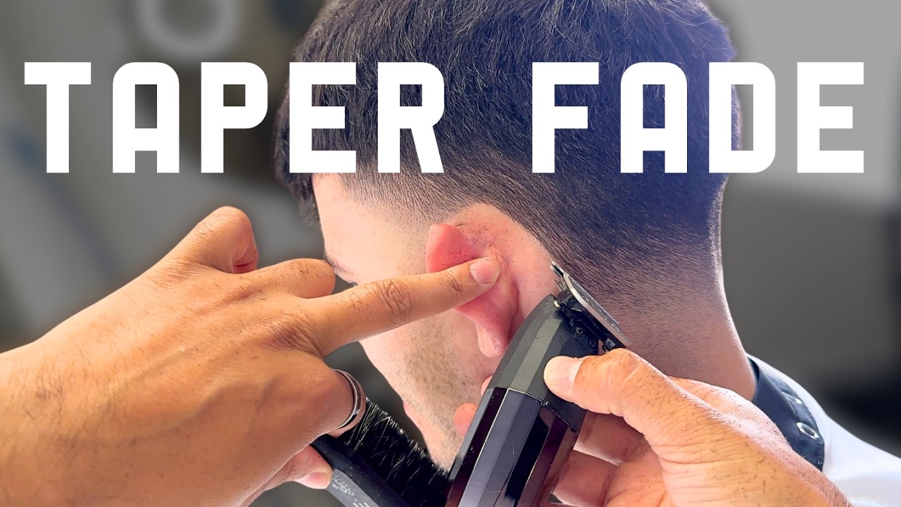 TAPER FADE - FULL HAIRCUT - BARBER - 4K