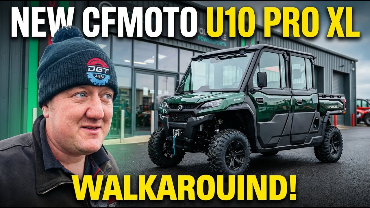Обзор CFMOTO U10 Pro XL | Обзор 6-местного утилитарного UTV (первый взгляд от дилера)