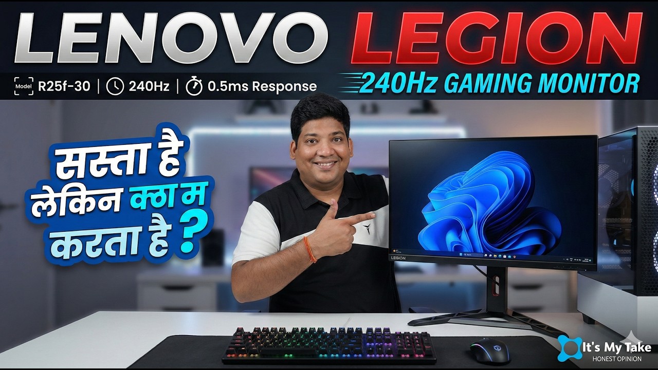 Budget Gaming Monitor KING? Lenovo Legion R25f-30 Detailed Review! 240Hz on HDMI | color problem?