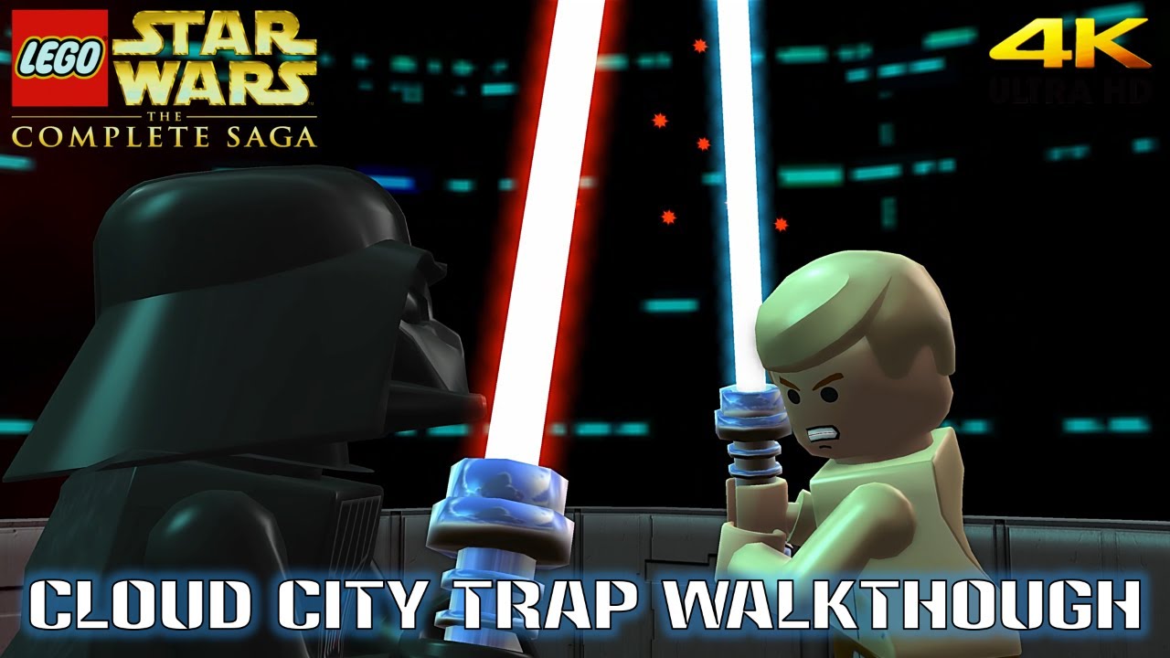 Lego Star Wars the Complete Saga Cloud City Trap Walkthrough (4K)