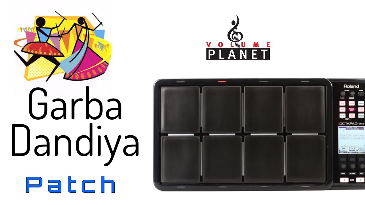 GARBA DANDIA PATCH OCTAPAD spd-30 BY HERUN PRASAD DELHI INDIA