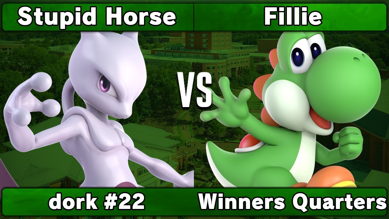 Stupid Horse (Mewtwo) vs Fillie (Yoshi) | Winners Quarters | dork biweekly #22