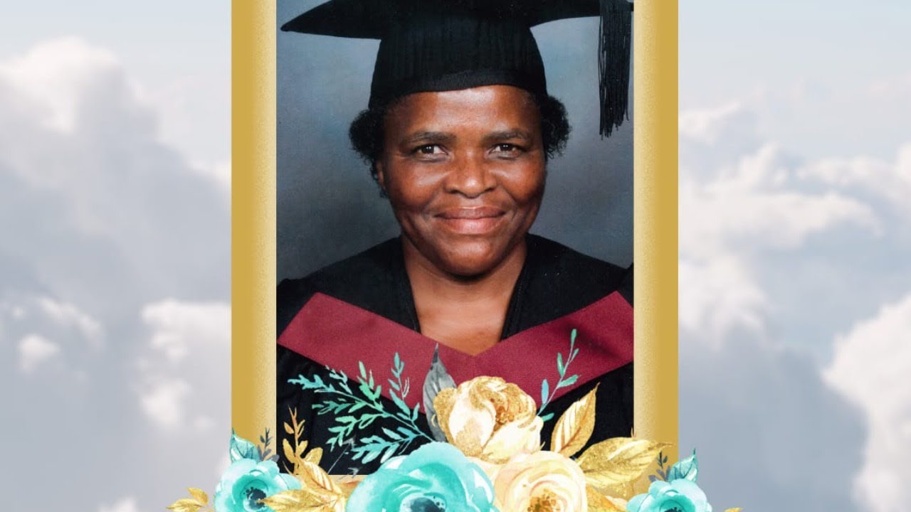 The funeral service of Ms Thandiwe Agnes Ngidi will be broadcasted live on 15 January 2021 @ 9h00.