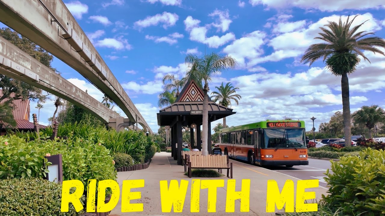 Ride With Me~ Polynesian & Grand Floridian Resorts to Hollywood Studios On A Sunny Day! 🌸🌼🌸
