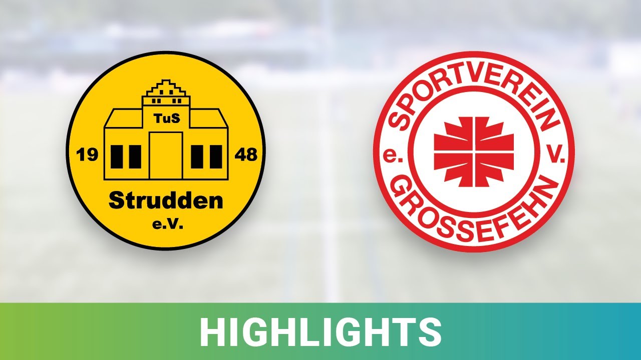 Knappes Ende: TuS Strudden - SV Grossefehn