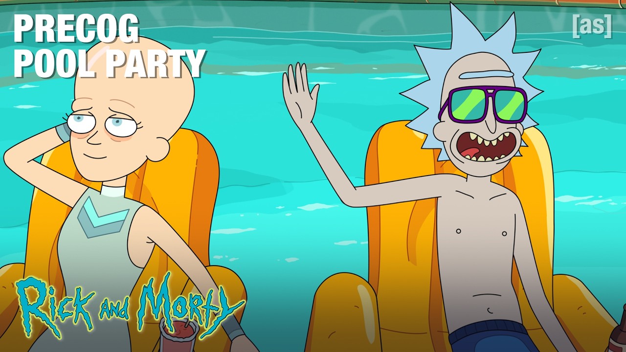 PreCog Pool Party | Rick and Morty | adult swim