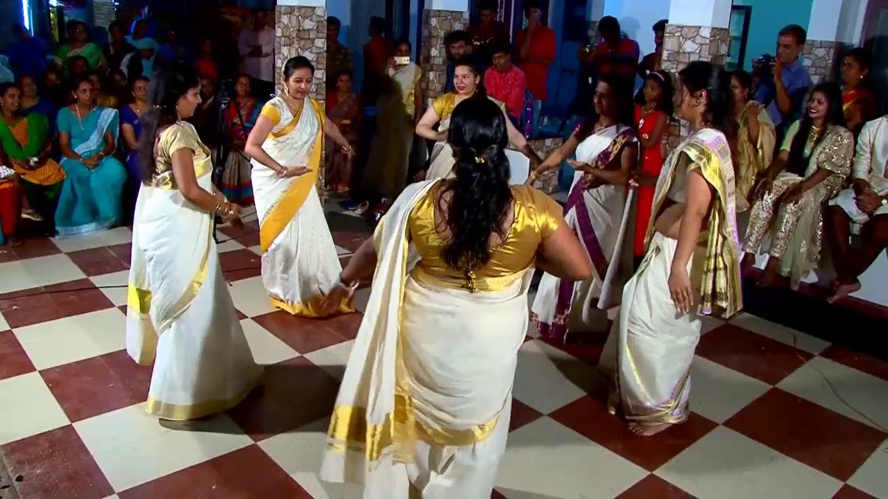 Thiruvathira Dance at Greshma's Marriage by Friends