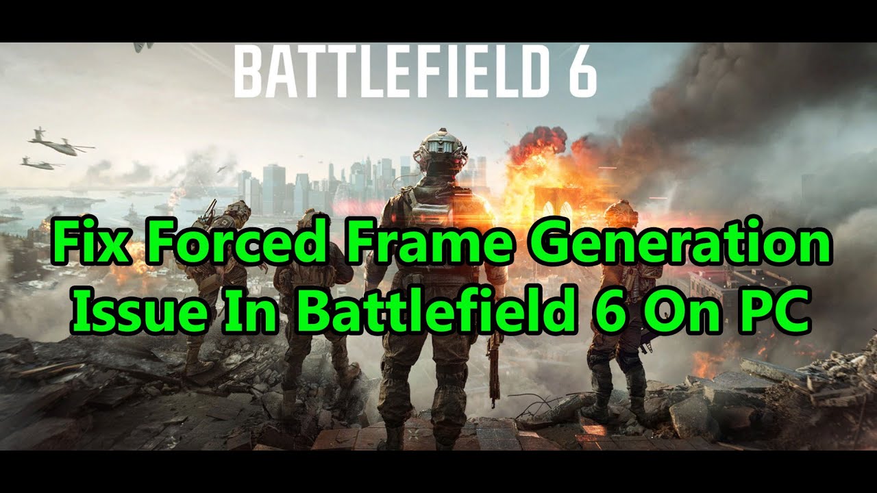 Исправление проблемы принудительной генерации кадров в Battlefield 6 на ПК