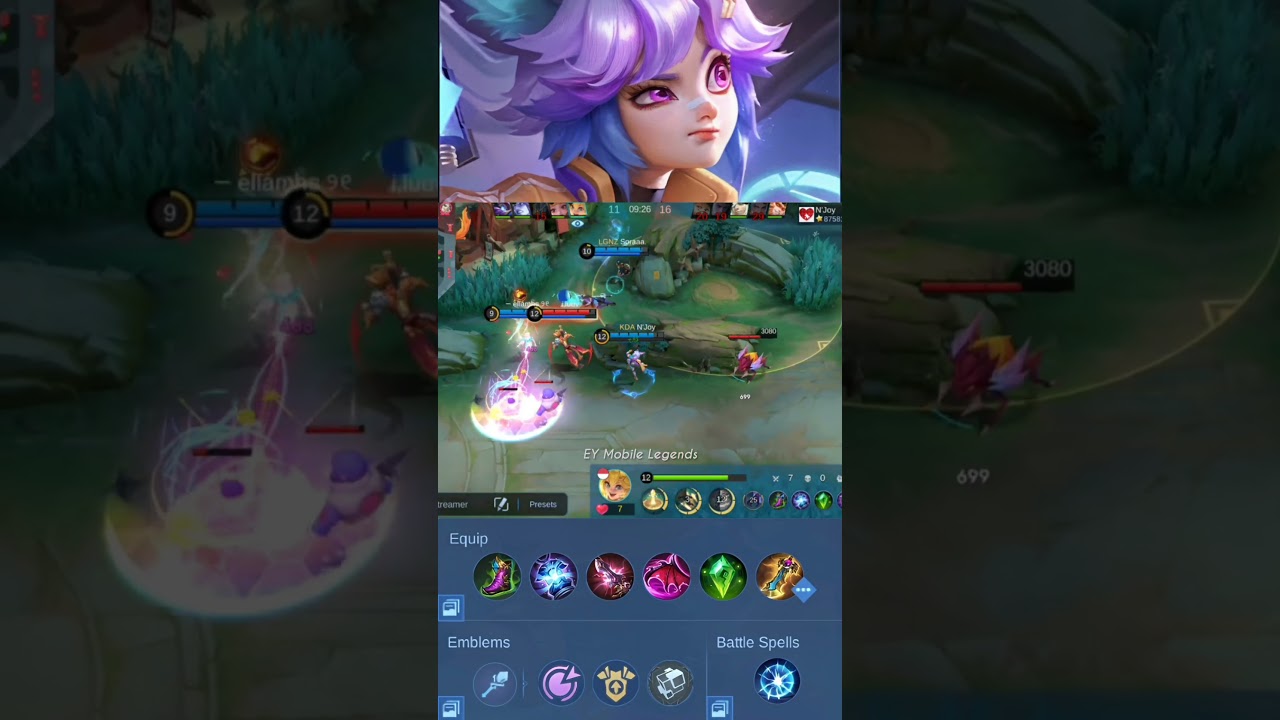 SAVAGE!!! Joy 69.1% Winrate Aggressive Play - N'Joy Top 1 Global Joy - Mobile Legends