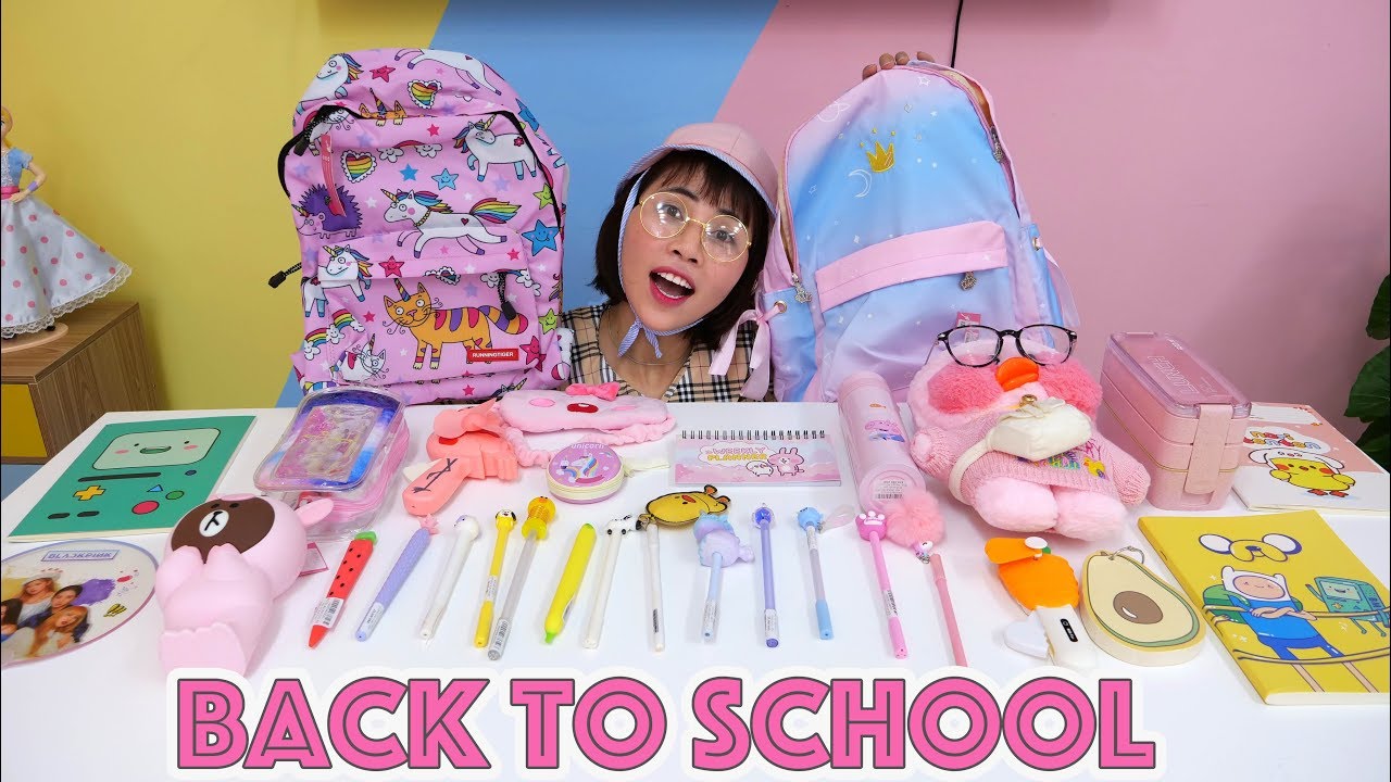 Khui Hộp Set Dụng Cụ Học Tập Back To School