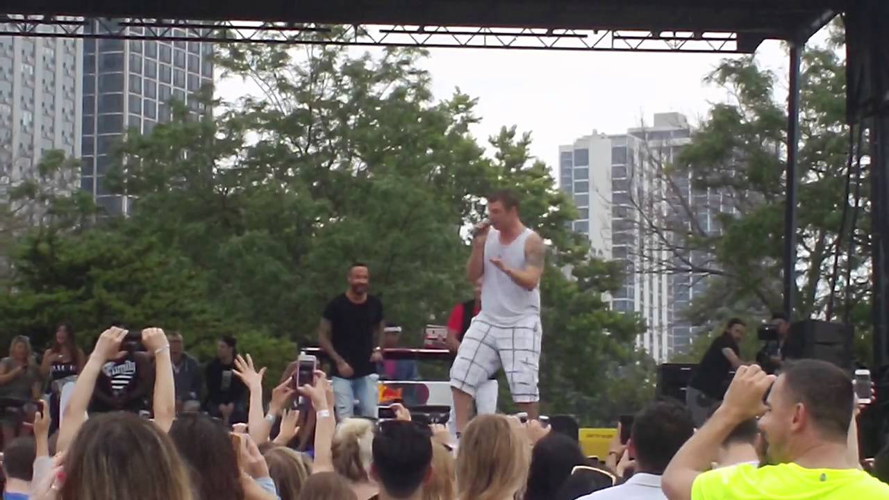 Backstreet Boys North Ave Beach Chicago I want it that way