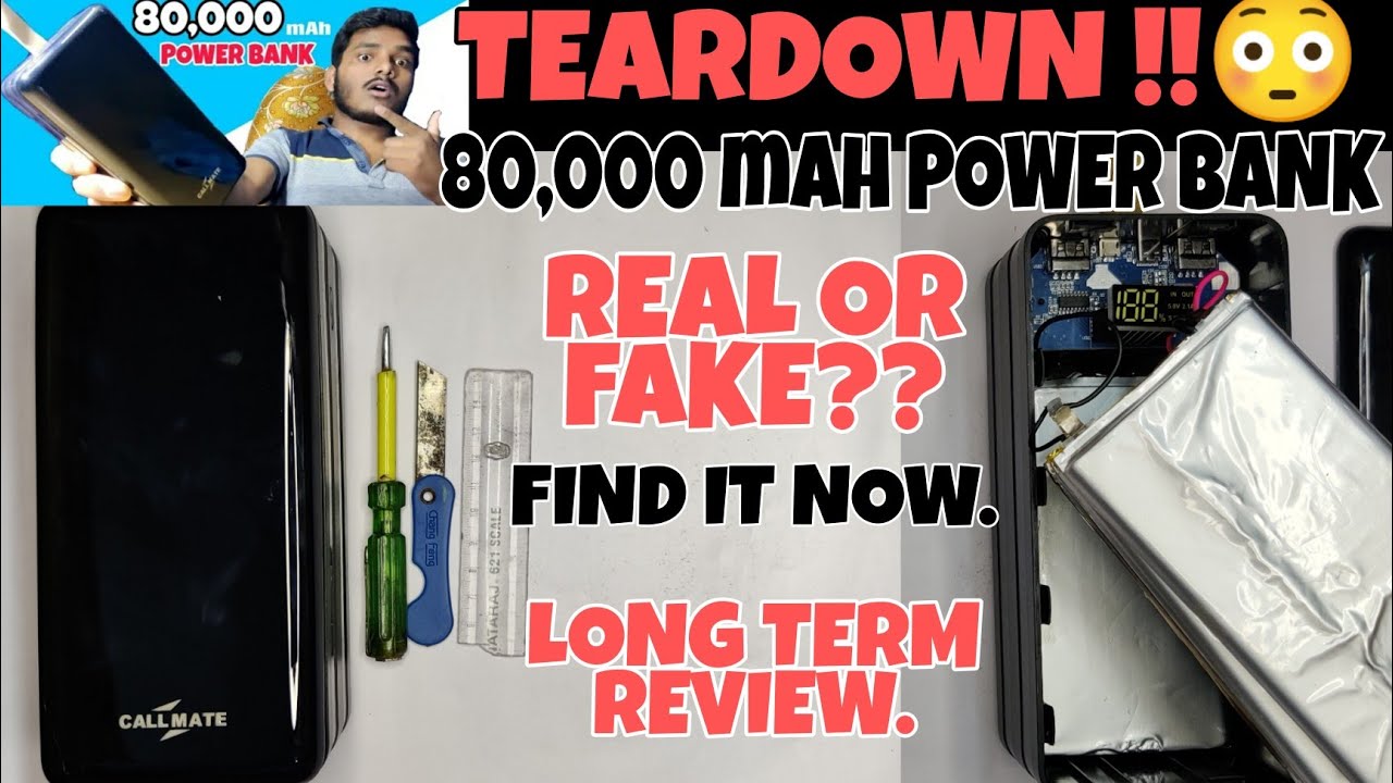 Teardown of 80000 mAh Power Bank....