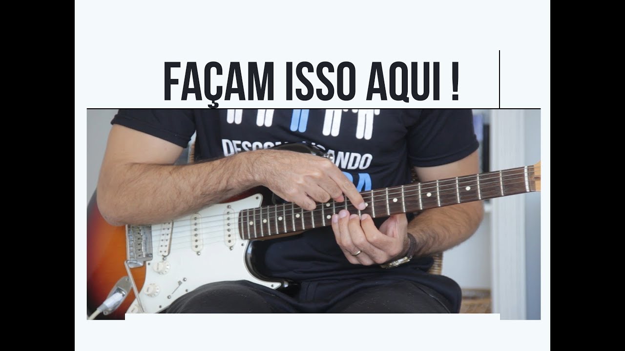 Primeiros passos de Como Improvisar na Guitarra (solos)