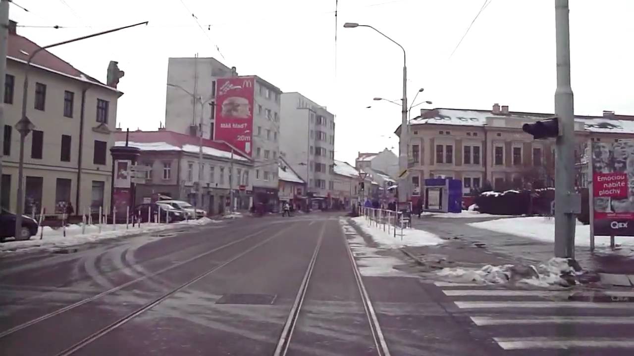 Tram line n.13, Bratislava, Slovakia, in cab view, tourist edition, Part.1