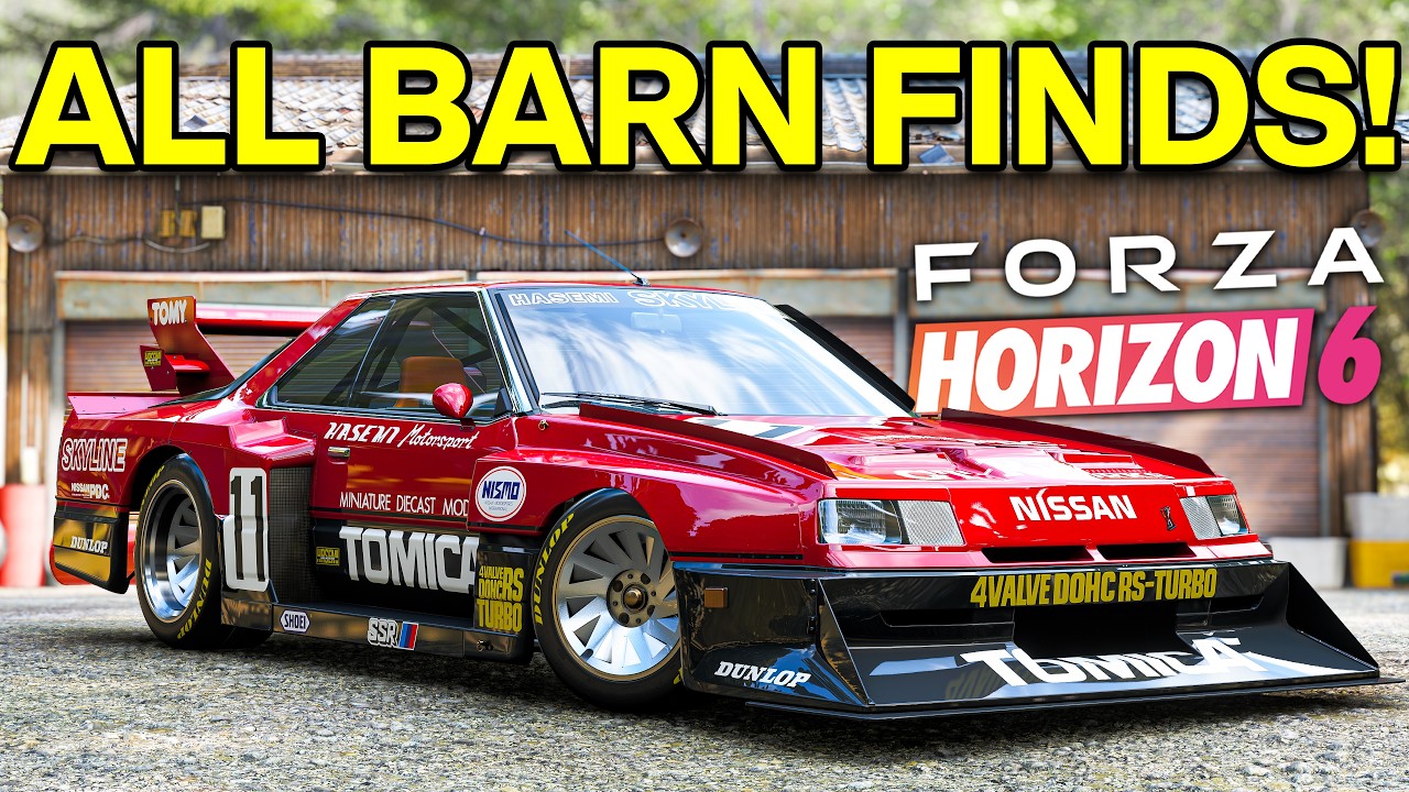 Forza Horizon 6 - All 15 Barn Find Locations Ultimate Guide!