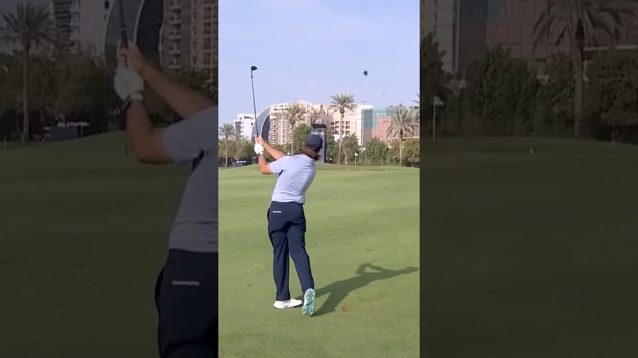 Tommy Fleetwood Wedge Swing Down the Line 2026 