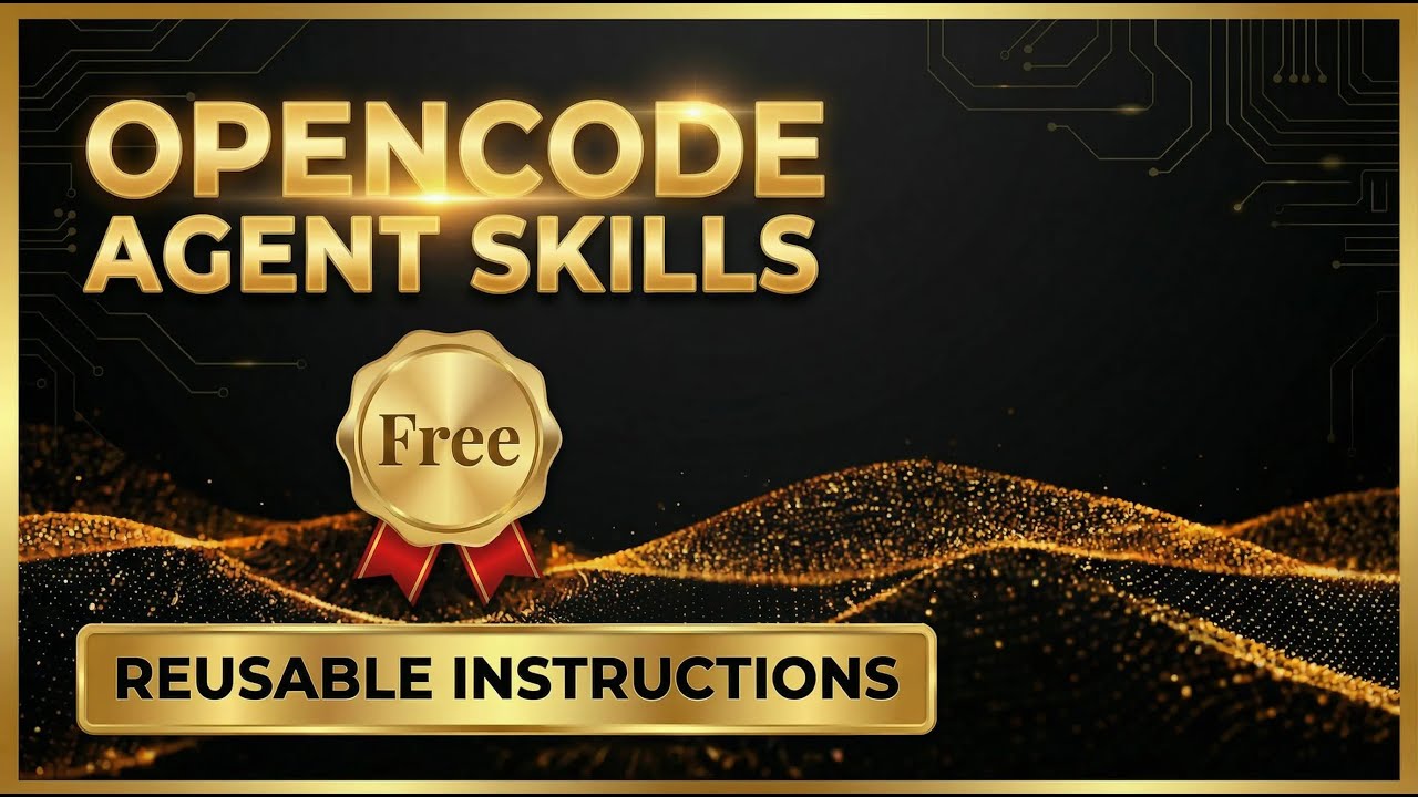 How OpenCode Agent Skills Let You Build AI Workflows Once and Reuse Forever | AI | AI Agent | LLM