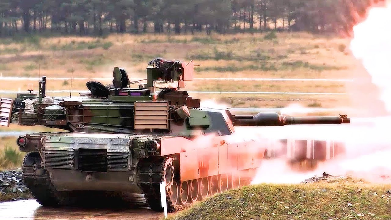 US Military M1 Abrams Tank - Awesome Gunnery Range