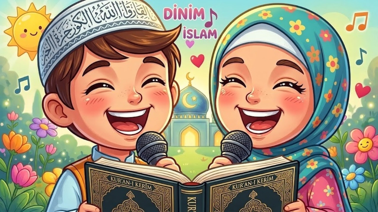 🎵 Dinim İslam - Çocuklar İçin Eğitici ve Neşeli İlahi (İslam'ı Öğreniyorum)