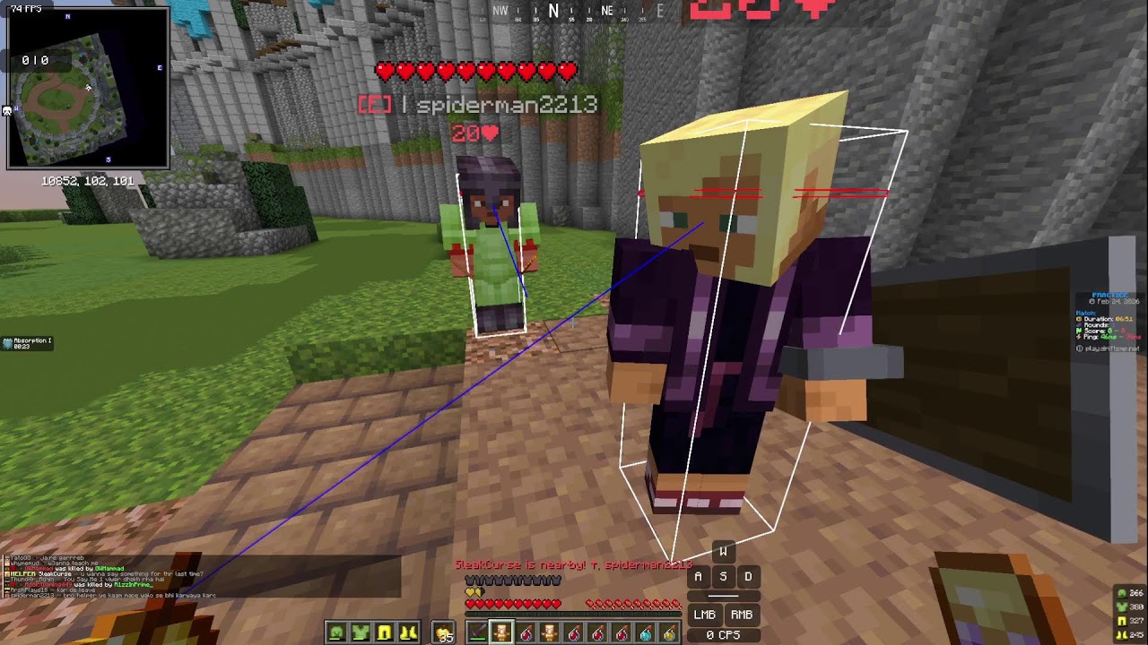 Minecraft Live PvP With Bestie
