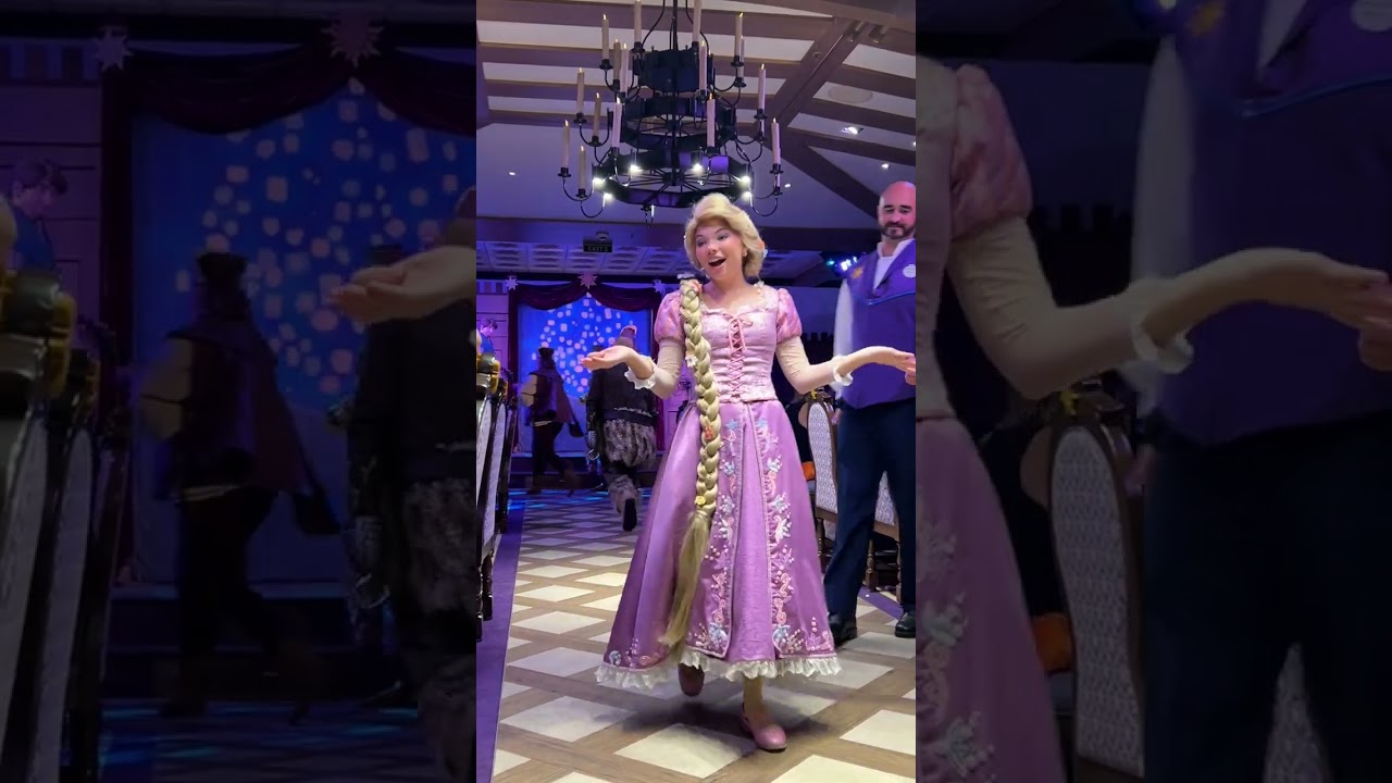Rapunzel's Royal Table Dinner Show Performances on Disney Magic Cruise Line Ship - Full Show Video