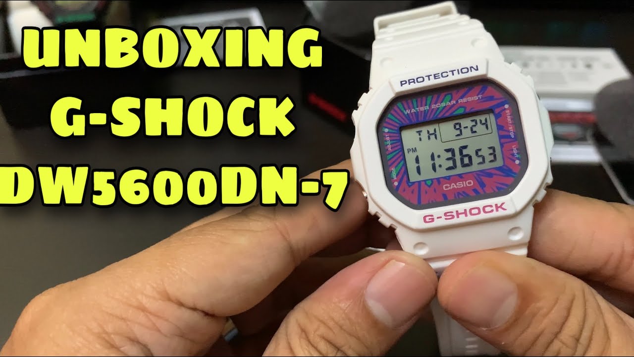 UNBOXING & REVIEW G-SHOCK DW5600DN-7