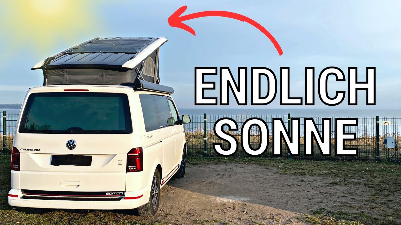 ☀️ Ostsee-Camping ohne Landstrom im VW California 🚐