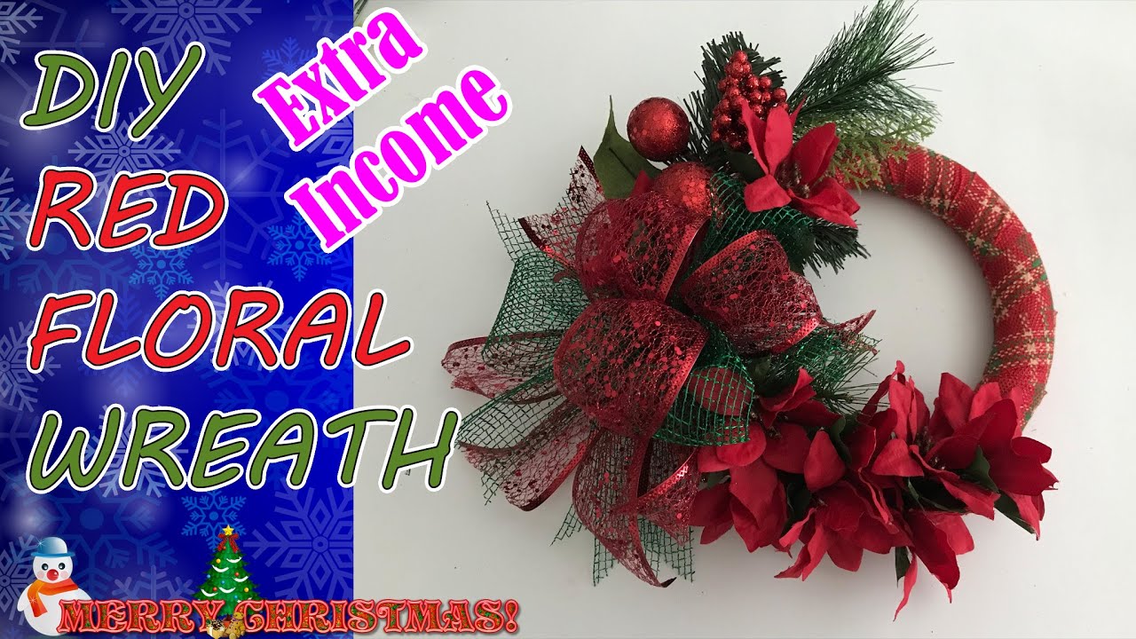 Inexpensive Floral Foam Wreath Easy DIY