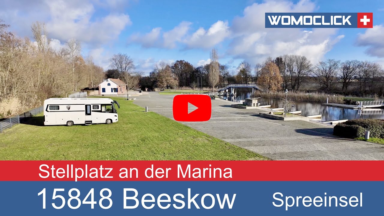 Beeskow Stellplatz an der Marina / Wohnmobilstellplatz für 30 Reisemobile - Nähe Frankfurt a.d. Oder