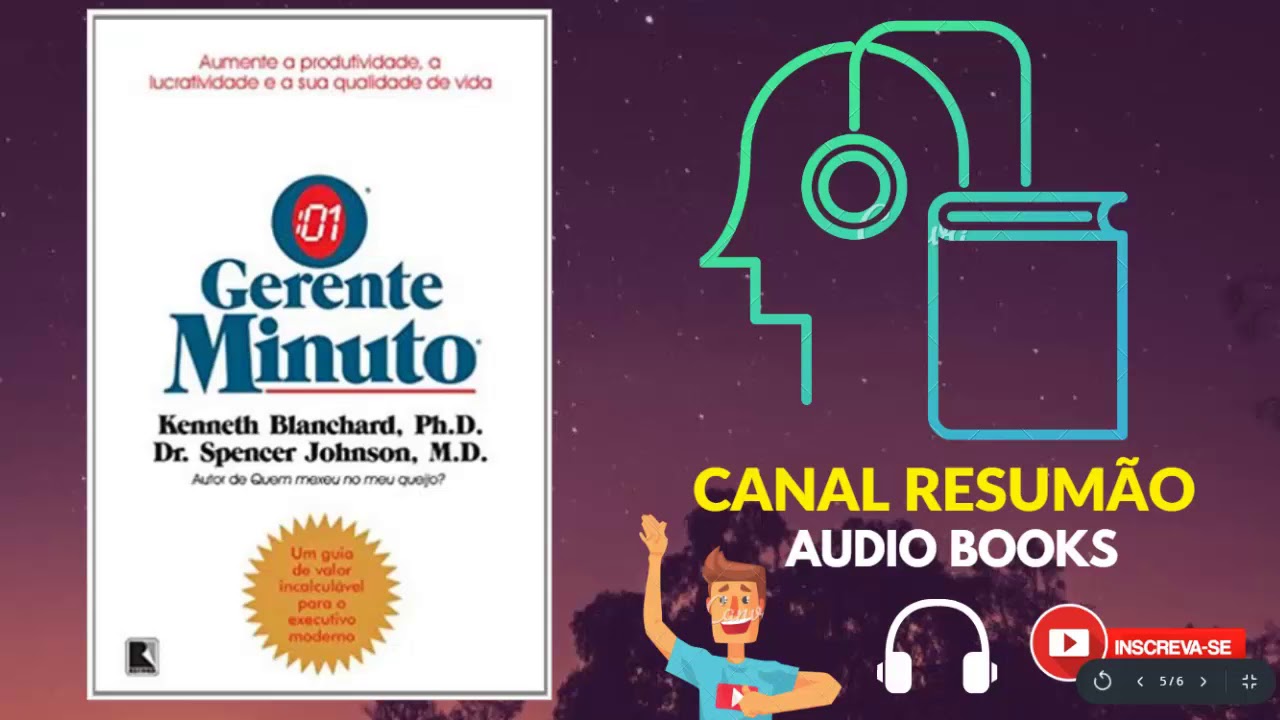 █▬█ █ ▀█▀ - O GERENTE MINUTO - RESUMO EM AUDIOBOOK DE 15 MINUTOS
