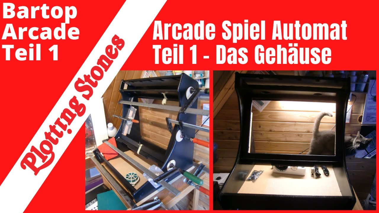 Bartop Arcade Nachbau - Teil 1 das Gehäuse