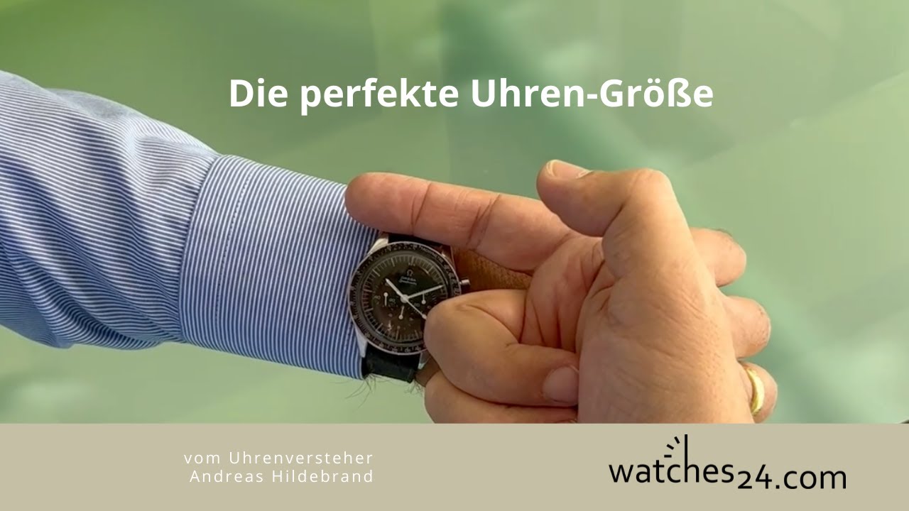 Wie groß darf meine Armbanduhr sein?