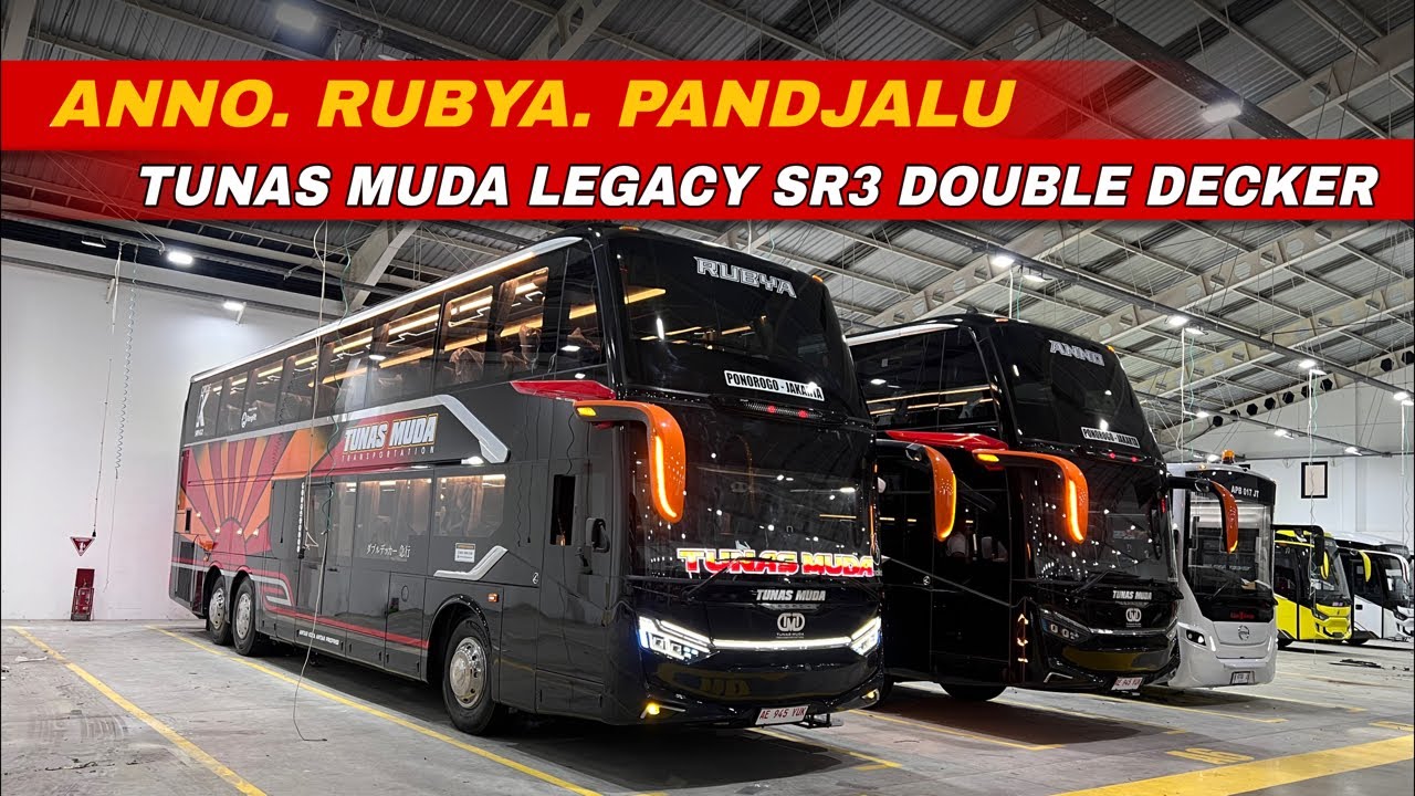 Live Release!! TUNAS MUDA TRANSPOTATION Legacy SR3 Double Decker Ultimate Laksanabus