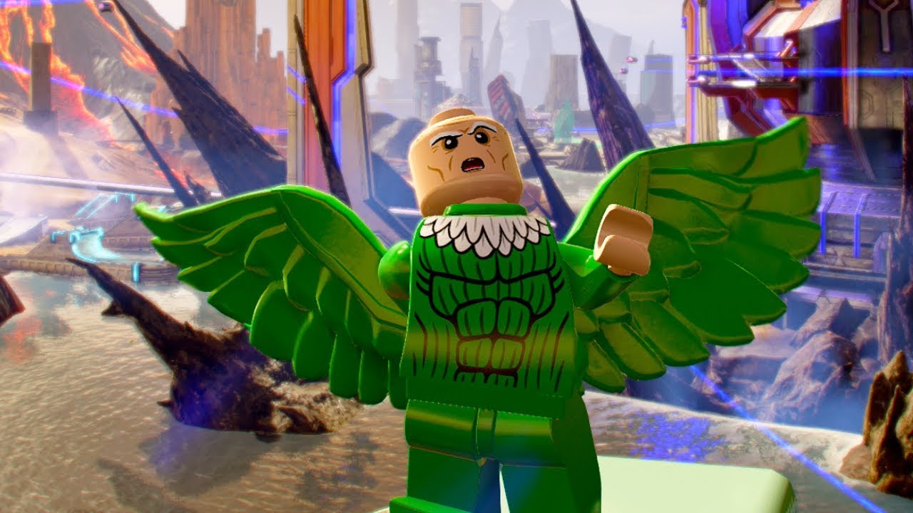 LEGO Marvel Super Heroes 2 Vulture (Classic) Boss Battle Unlock Location + Free Roam Gameplay