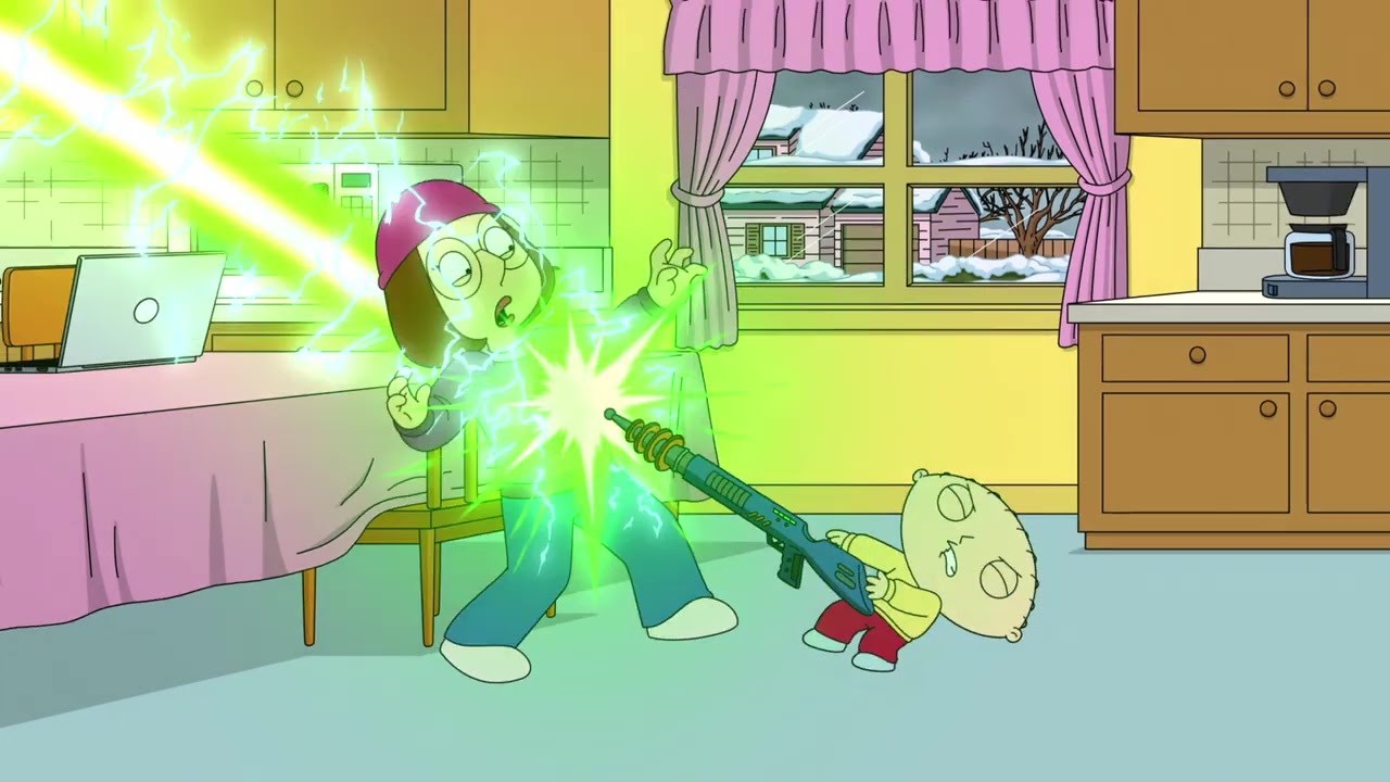 Family Guy - Stewie vaporizes Meg