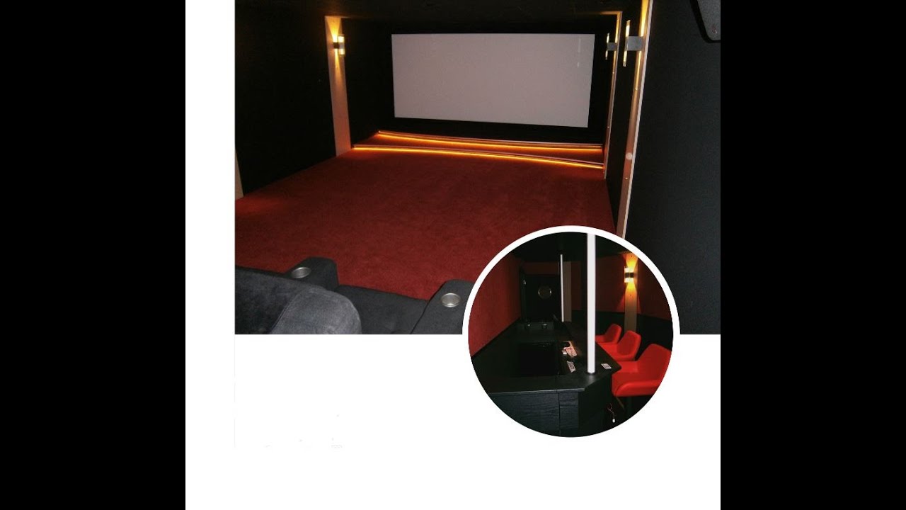 Créer soi-même son cinéma à domicile. Salle dédiée, home cinéma privé, le cinéma chez soi ...