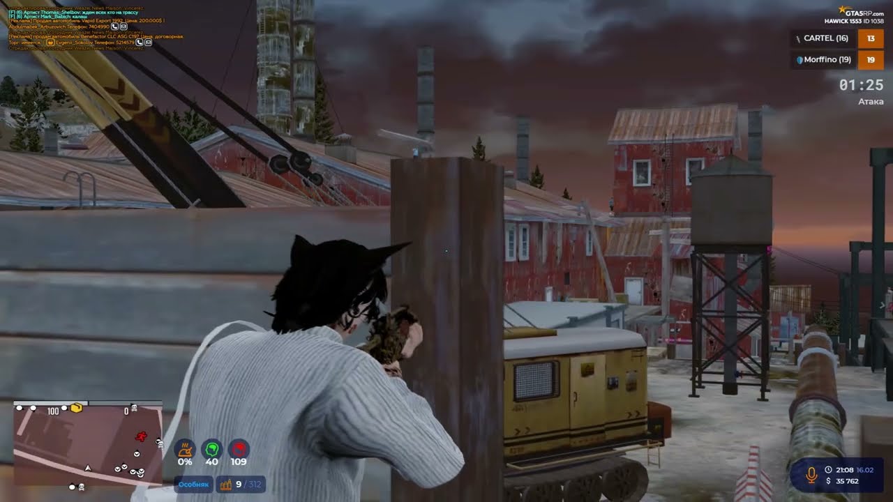УСТРОИЛ КУЛАЧКУ В МЕТКЕ @GTA5RP