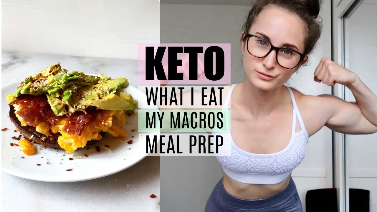 WHAT I EAT IN A DAY ON THE KETO DIET | Meal Prep + My Macros + Full Day of Eating