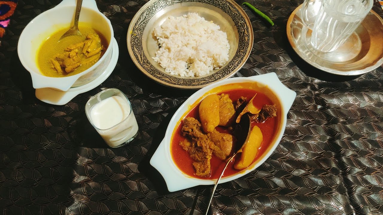 Kashmiri style delicious mukbang 😋😋😋